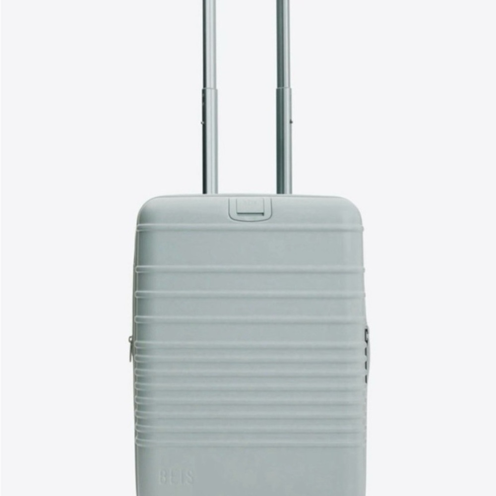 BEIS Carry-On Roller Suitcase in Slate